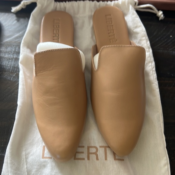 Liberte The Modern Leather Mule Cream - Picture 3 of 8